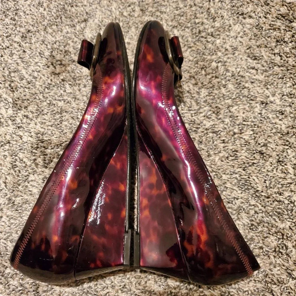 Stuart Weitzman Brown Tortoise Bow Heels 9M - Picture 5 of 6